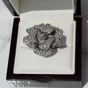 Silver Flower Ring